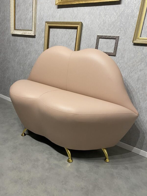 sofa kiss beauty parlor beige gold 1 sofa for waiting room